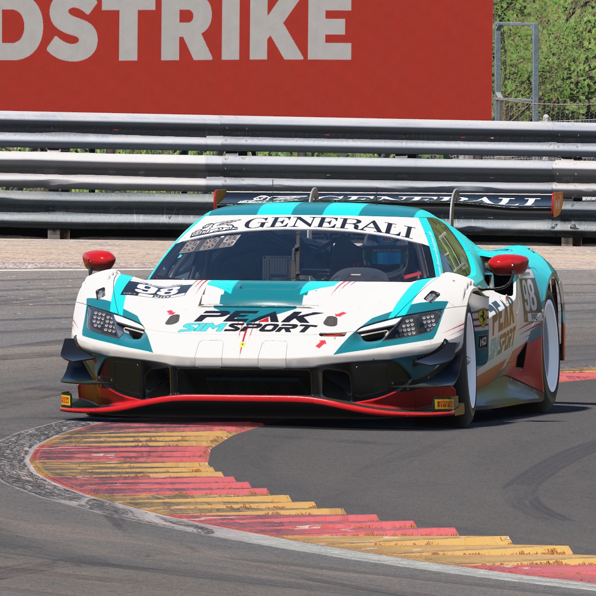 Peak Ferrari GT3 in Spa